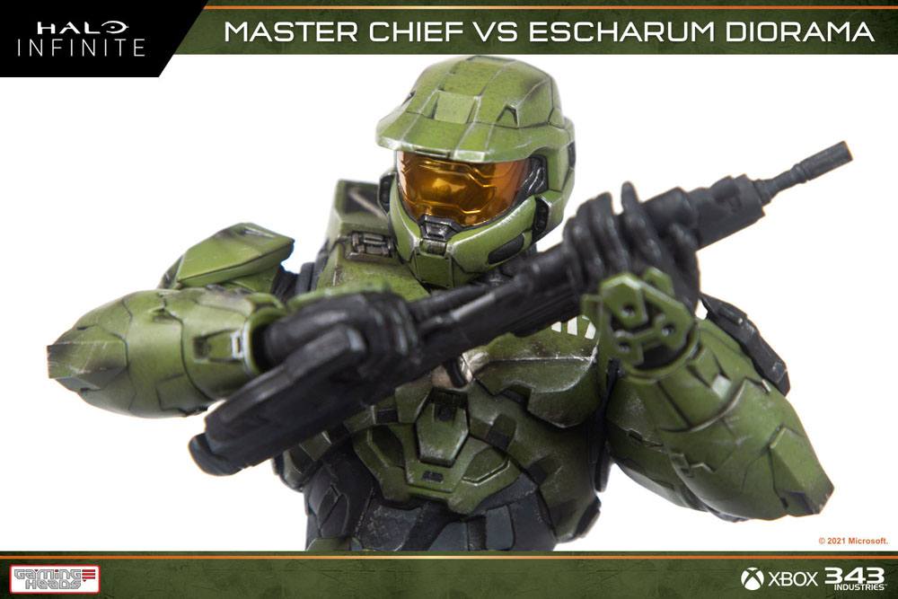 Halo: Infinite Diorama 1/8 Master Chief vs. Escharum 31 cm