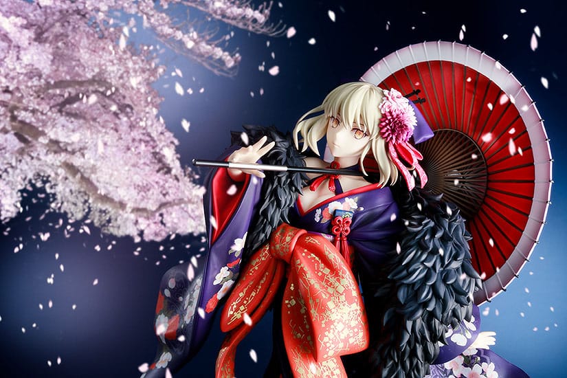 Fate/stay night: Heaven&#39;s Feel PVC Statue 1/7 Saber Alter: Kimono Ver.(re-run) 28 cm