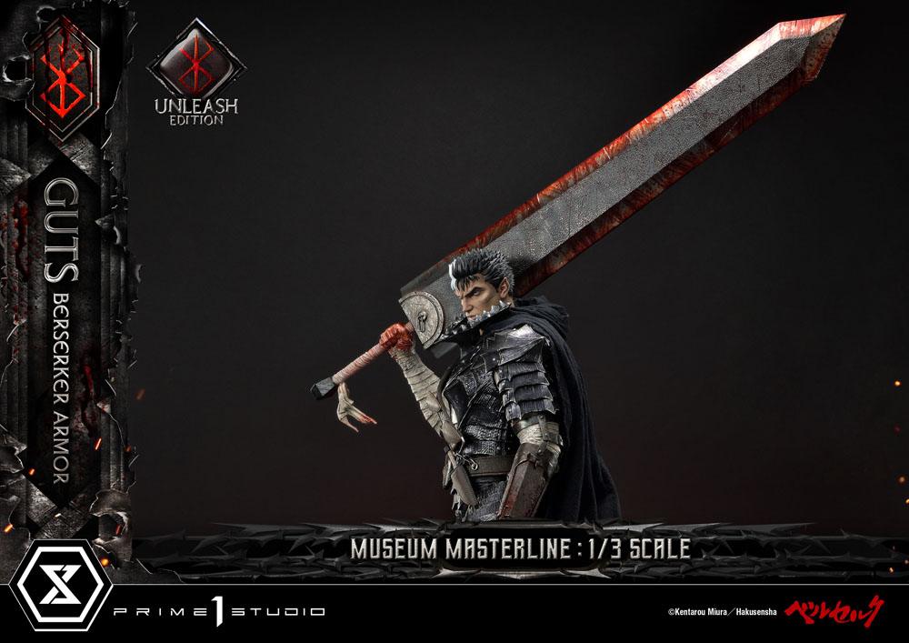 Berserk Museum Masterline Statue 1/3 Guts Berserker Armor Unleash Edition 121 cm