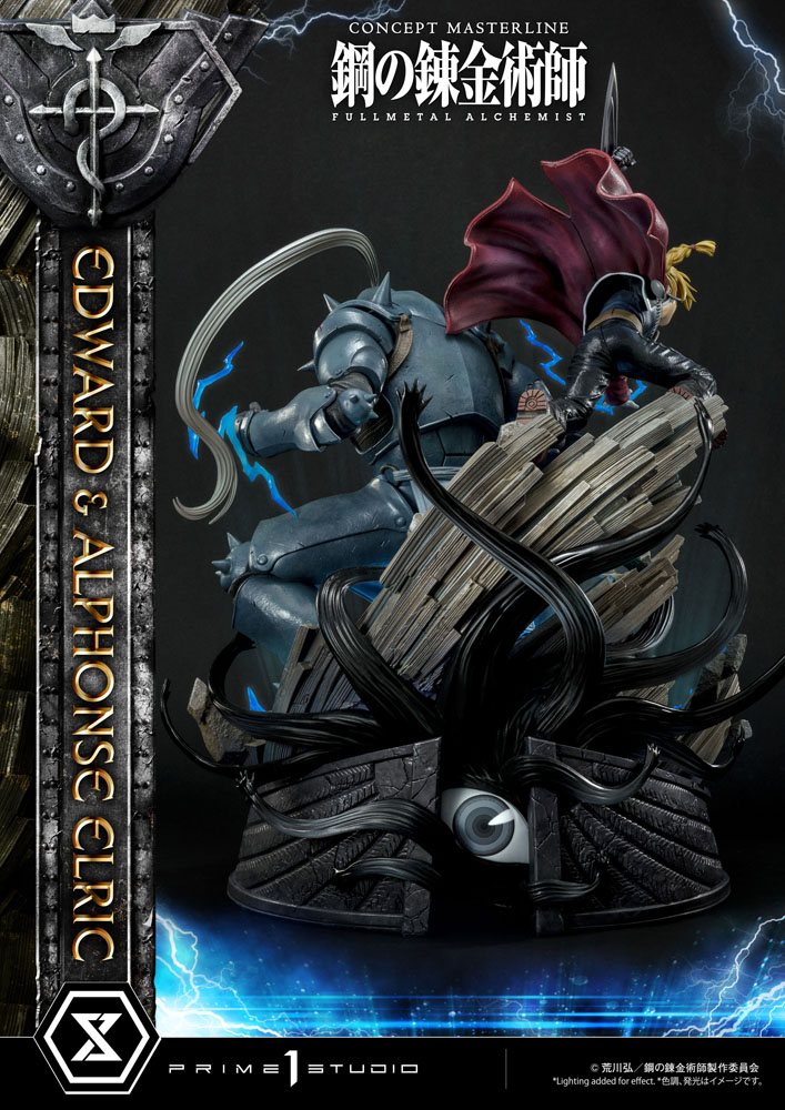 Fullmetal Alchemist Statue 1/6 Edward &amp; Alphonse Elric 56 cm