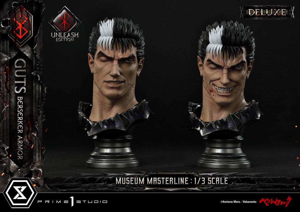 Berserk Museum Masterline Statue 1/3 Guts Berserker Armor Unleash Edition Deluxe Bonus Version 121 cm