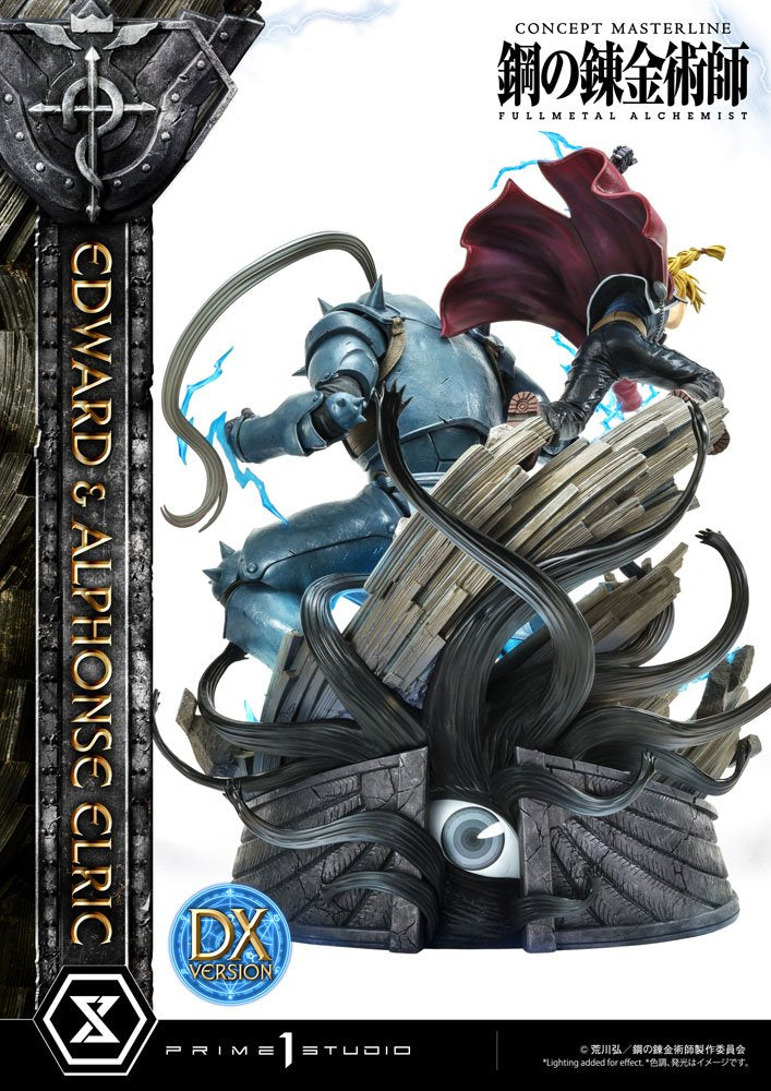 Fullmetal Alchemist Statue 1/6 Edward &amp; Alphonse Elric Deluxe Version 56 cm