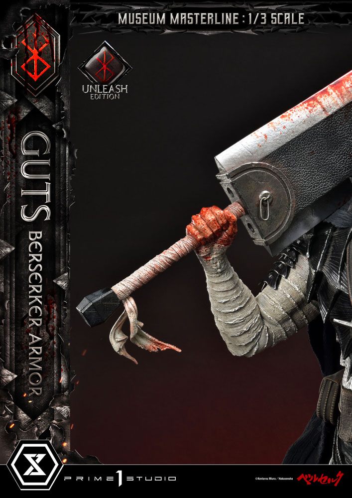 Berserk Museum Masterline Statue 1/3 Guts Berserker Armor Unleash Edition 121 cm