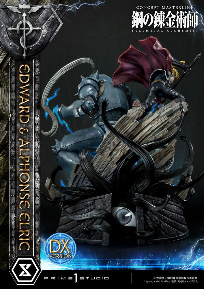 Fullmetal Alchemist Statue 1/6 Edward &amp; Alphonse Elric Deluxe Version 56 cm