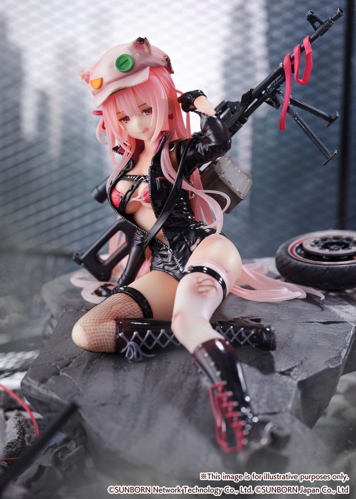 Girls&#39; Frontline SHIBUYA SCRAMBLE FIGURE PVC Statue 1/7 UKM-2000 Gale Lightning -Wounded Ver.- 20 cm