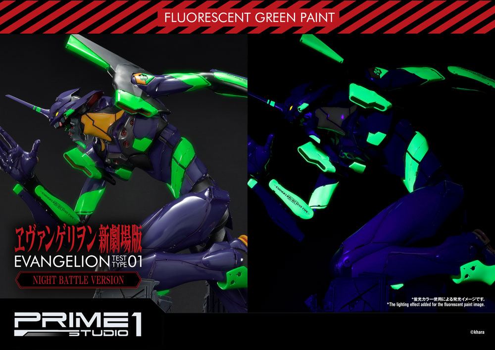 Neon Genesis Evangelion Statue Evangelion Test Type-01 Night Battle Version 77 cm