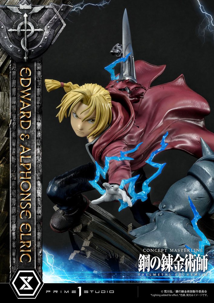 Fullmetal Alchemist Statue 1/6 Edward &amp; Alphonse Elric 56 cm