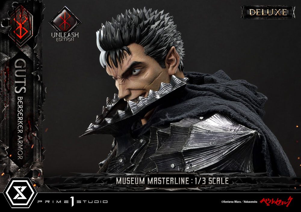 Berserk Museum Masterline Statue 1/3 Guts Berserker Armor Unleash Edition Deluxe Bonus Version 121 cm