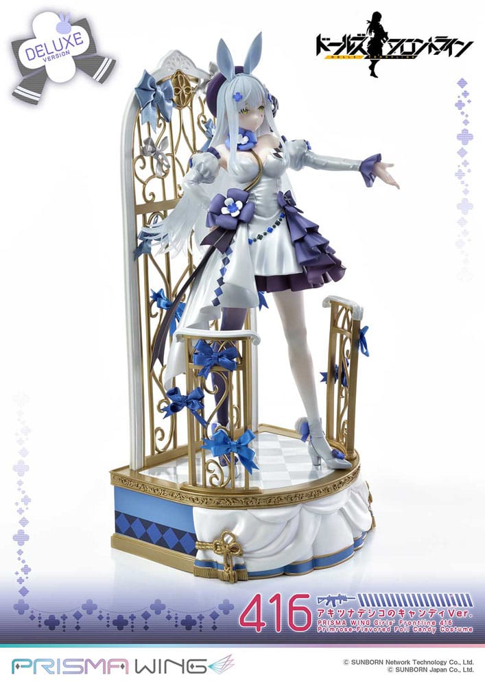 Girls&#39; Frontline Prisma Wing PVC Statue 1/7 Primrose-Flavored Foil Candy Costume Deluxe Version 25 cm