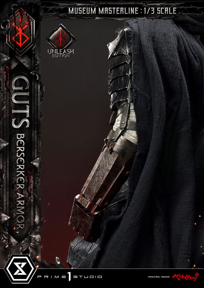 Berserk Museum Masterline Statue 1/3 Guts Berserker Armor Unleash Edition 121 cm