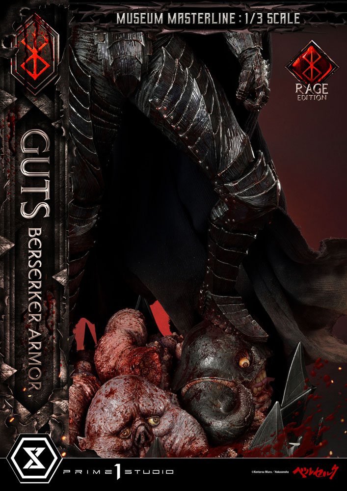 Berserk Museum Masterline Statue 1/3 Guts Berserker Armor Rage Edition 121 cm