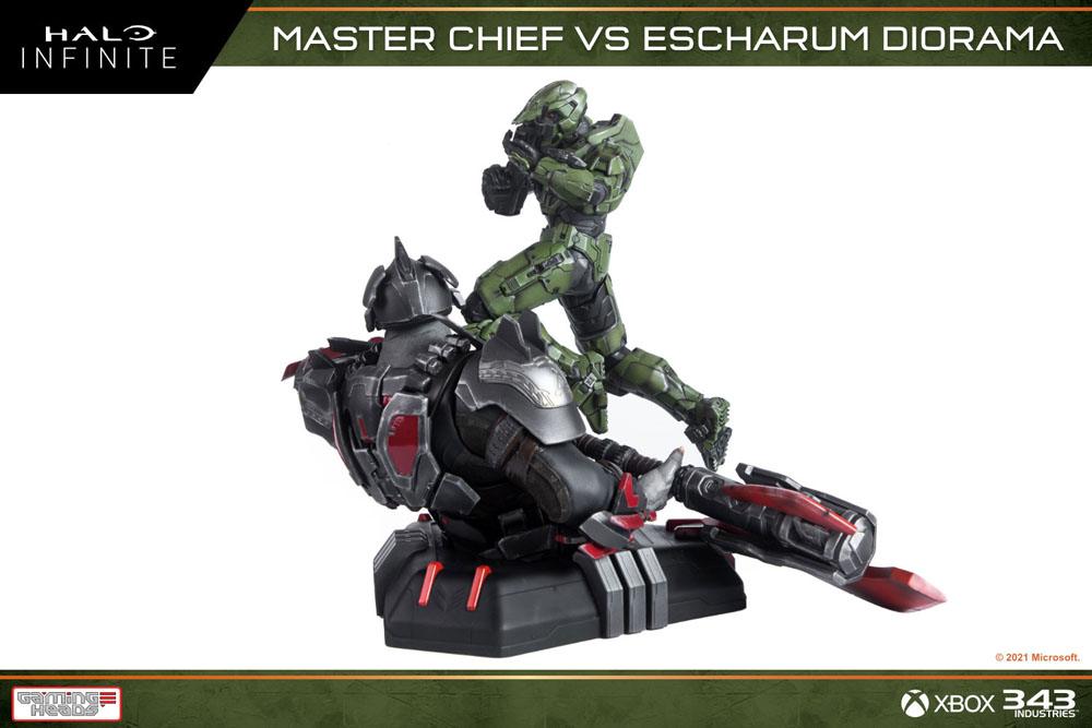 Halo: Infinite Diorama 1/8 Master Chief vs. Escharum 31 cm