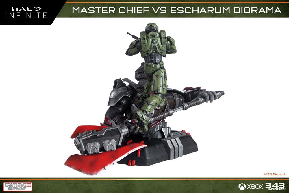 Halo: Infinite Diorama 1/8 Master Chief vs. Escharum 31 cm