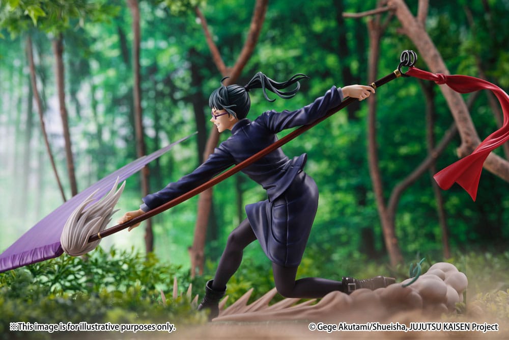 Jujutsu Kaisen SHIBUYA SCRAMBLE FIGURE PVC Statue 1/7 Maki Zen&#39;in 23 cm