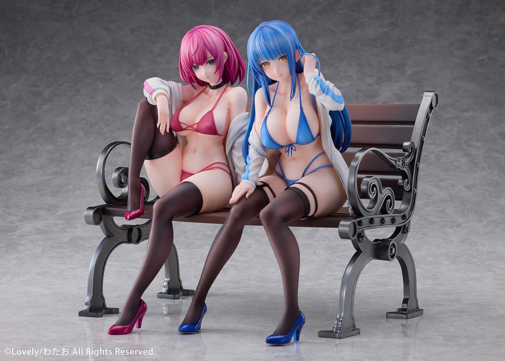 Original Character PVC 1/4 Mary &amp; Ellie 28 cm