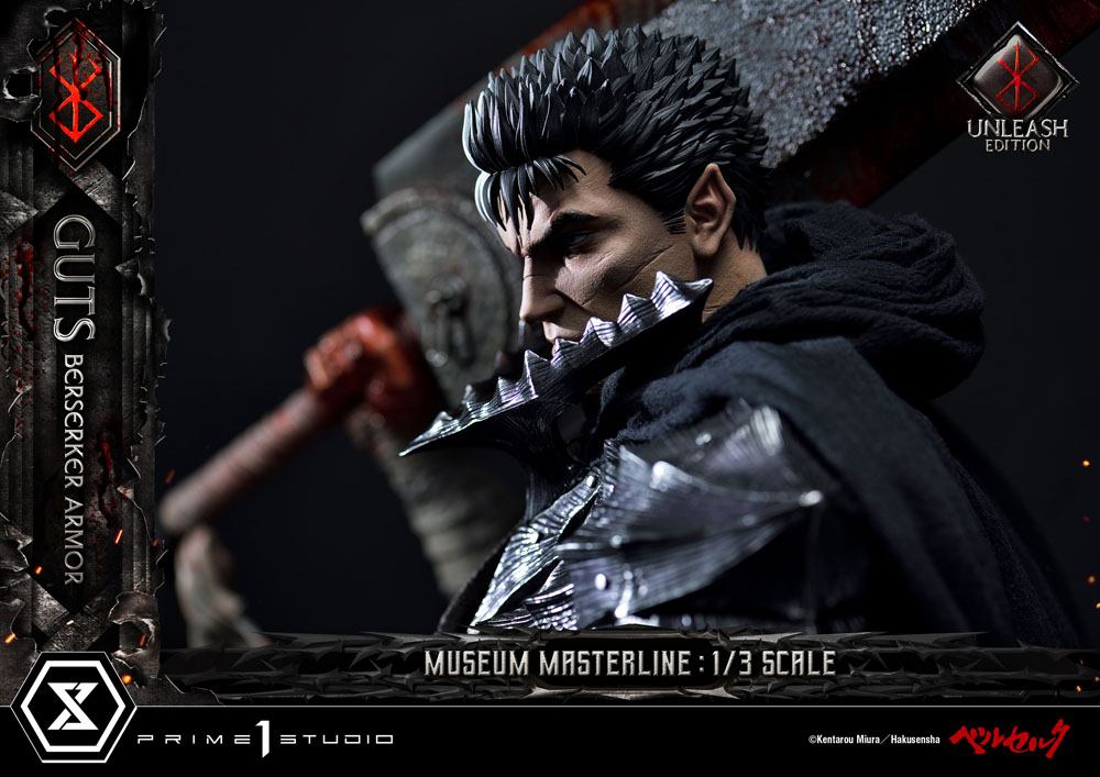 Berserk Museum Masterline Statue 1/3 Guts Berserker Armor Unleash Edition 121 cm