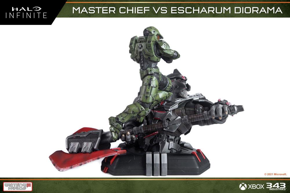 Halo: Infinite Diorama 1/8 Master Chief vs. Escharum 31 cm