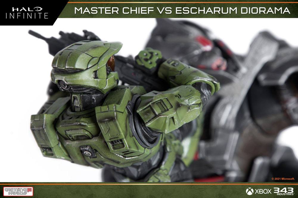 Halo: Infinite Diorama 1/8 Master Chief vs. Escharum 31 cm