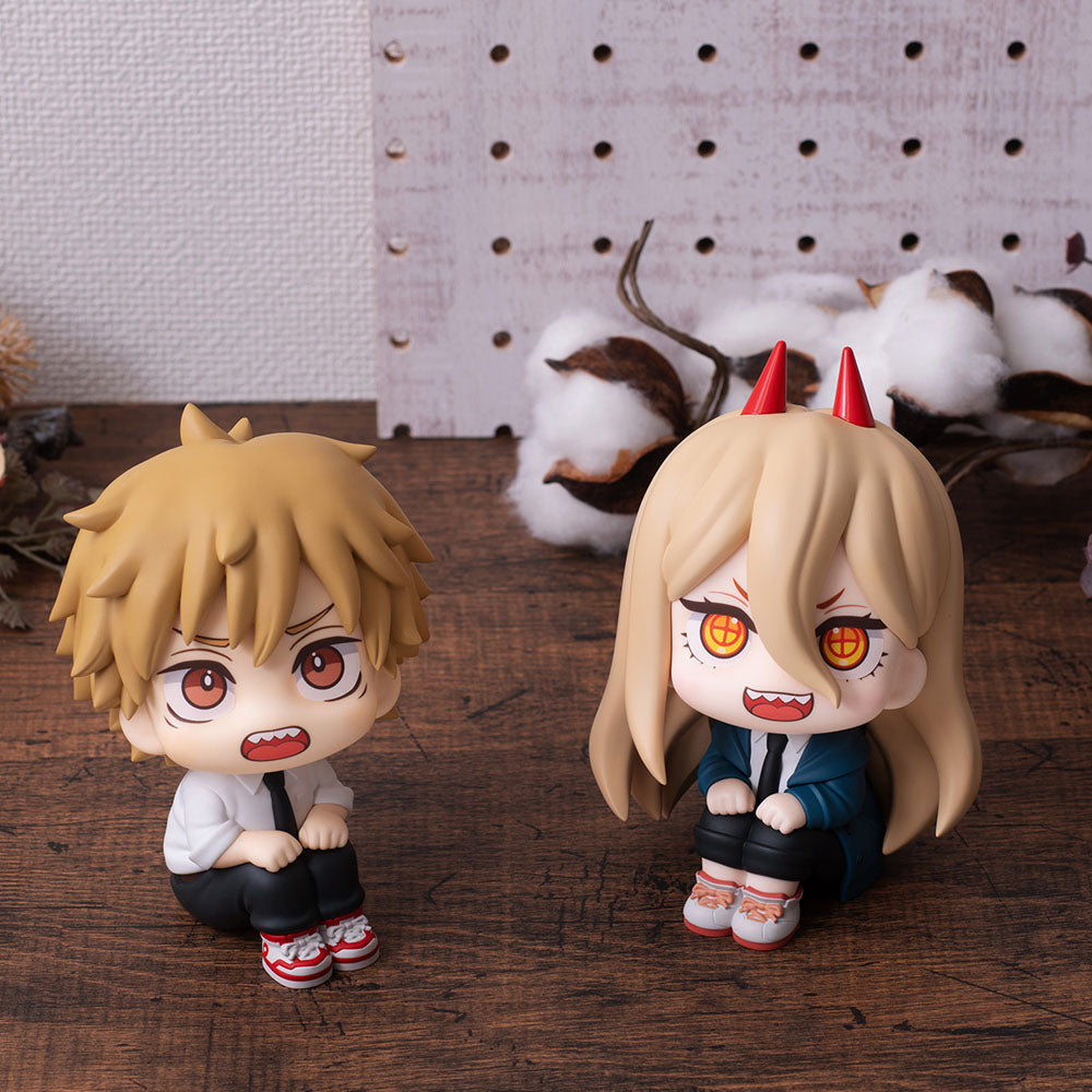 Chainsaw Man Look Up PVC Statues Denji &amp; Power Limited Ver. 11 cm