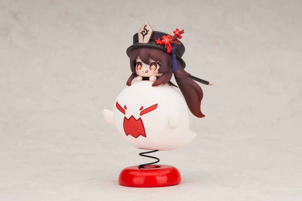 Genshin Impact PVC Statue Hu Tao Chibi Chara Yurayura Stand Ver. 10 cm