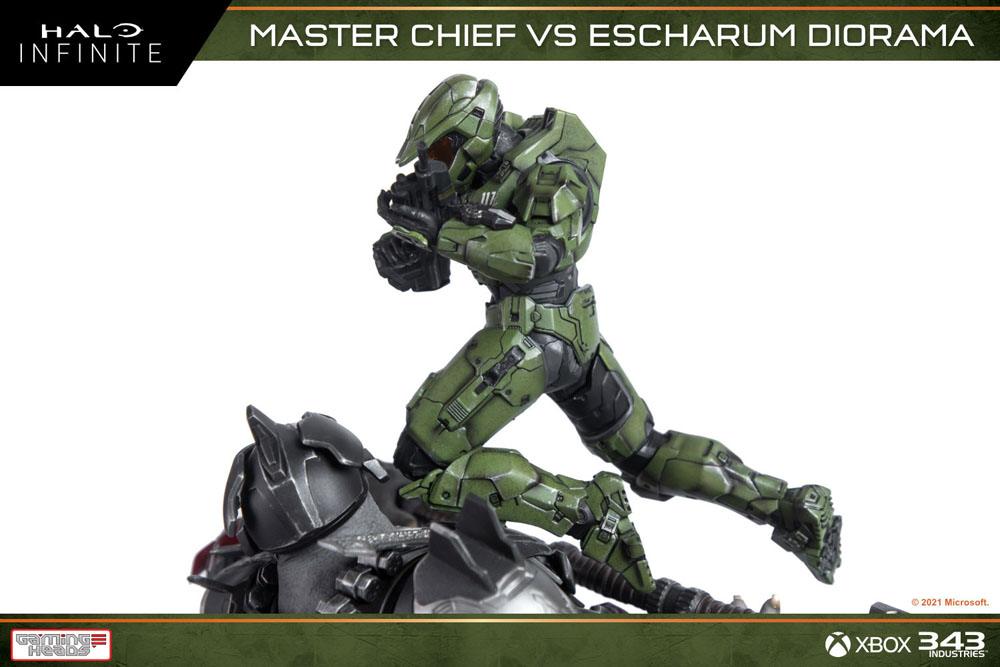 Halo: Infinite Diorama 1/8 Master Chief vs. Escharum 31 cm