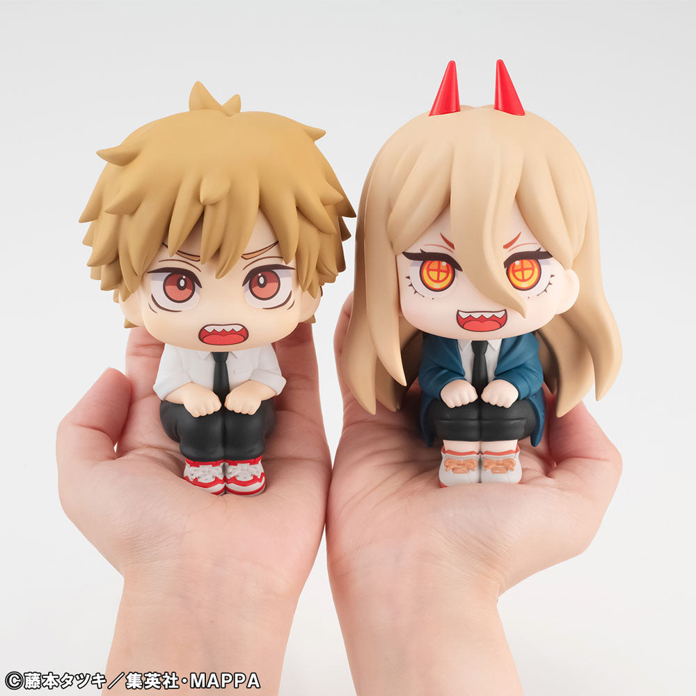Chainsaw Man Look Up PVC Statues Denji &amp; Power Limited Ver. 11 cm
