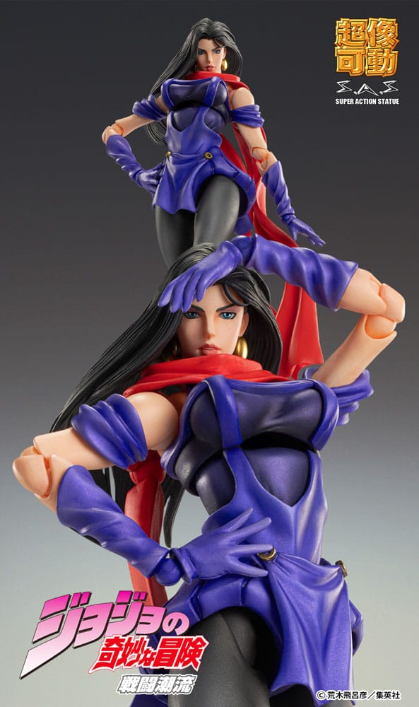 JoJo&#39;s Bizarre Adventure Part 2: Battle Tendency Action Figure Chozokado (Lisa Lisa) 15 cm