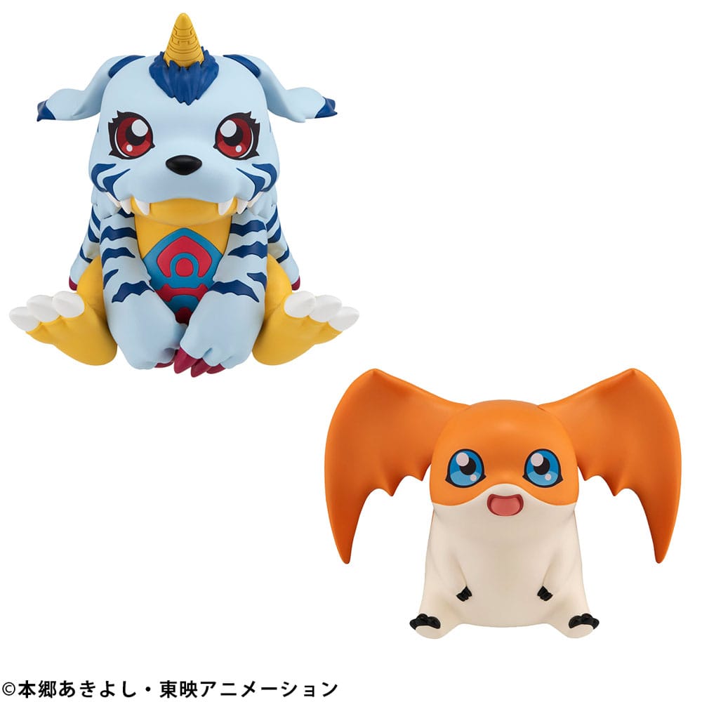 Digimon Adventure Look Up PVC Statues Gabumon&amp;Patamon set 11 cm