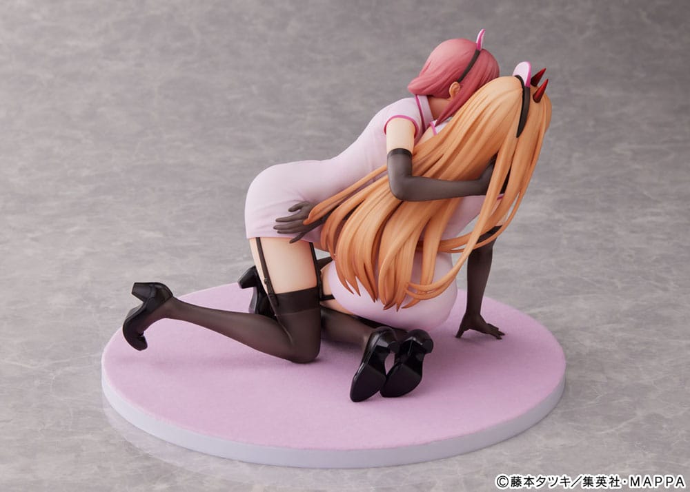 Chainsaw Man PVC Statue 1/7 Power &amp; Makima Nurse Ver. 14 cm