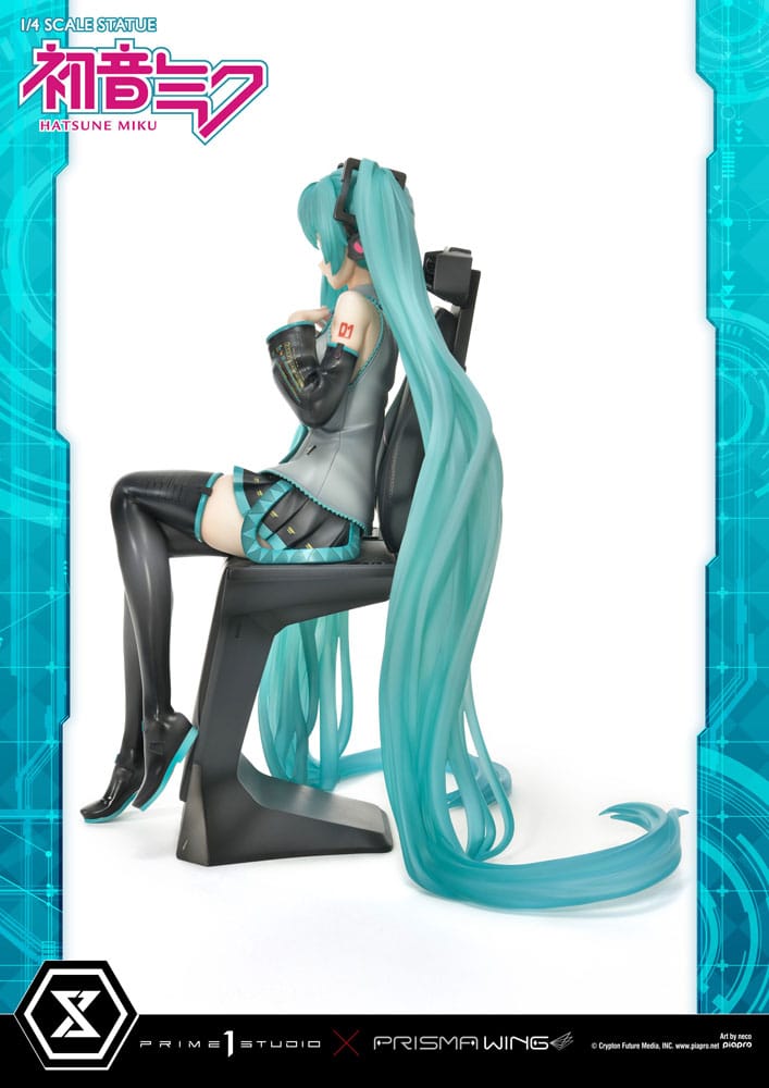 Hatsune Miku Prisma Wing PVC Statue 1/4 Hatsune Miku Art by neco 34 cm