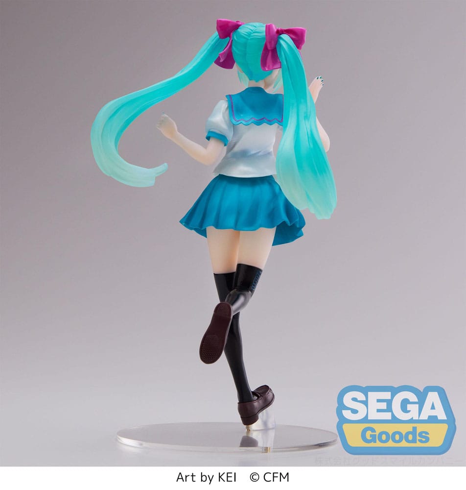 Hatsune Miku Luminasta PVC Statue Hatsune Miku 16th Anniversary KEI Ver. 18 cm