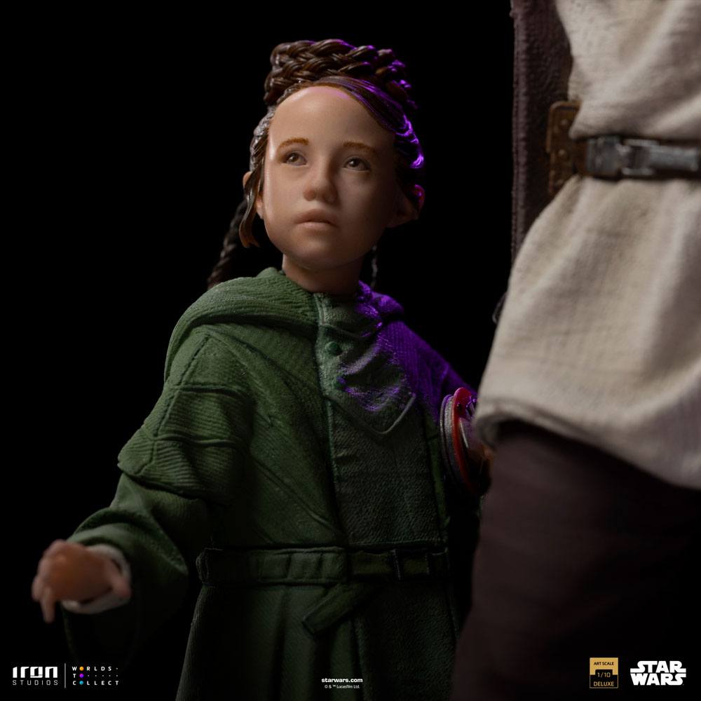 Star Wars: Obi-Wan Kenobi Deluxe Art Scale Statue 1/10 Obi-Wan &amp; Young Leia 20 cm