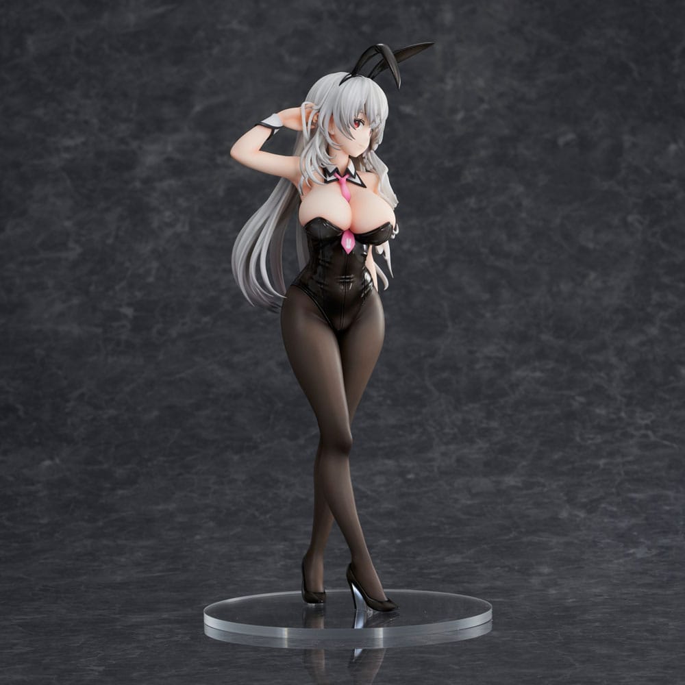 Haori Io Illustration PVC Statue White-haired Bunny 29 cm