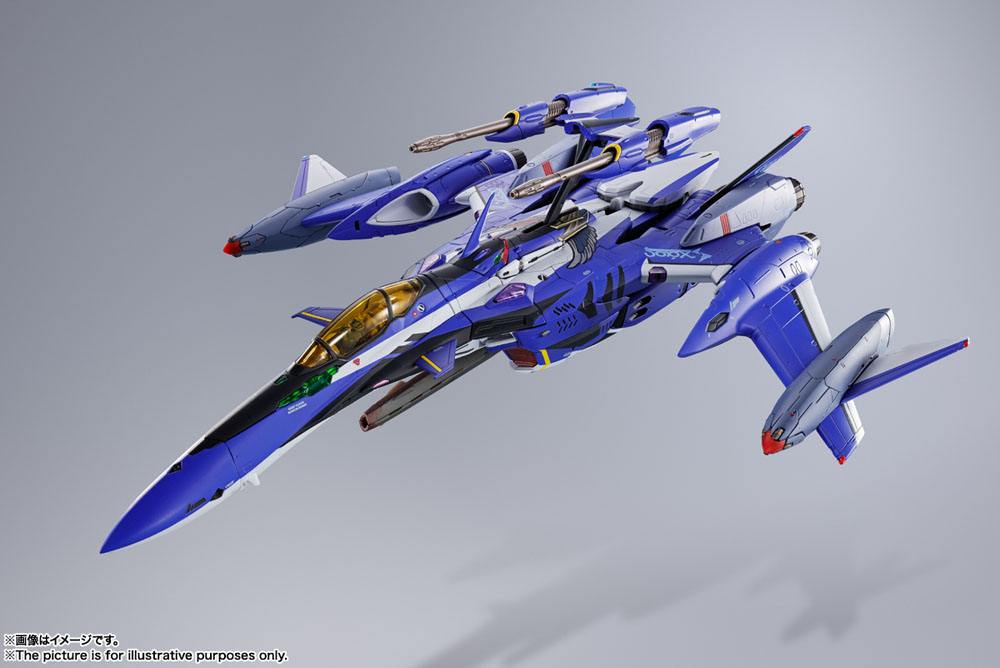 Macross Movie: Absolut Live DX Chogokin Diecast Action Figure YF-29 Durandal (Maximilian Genius) Full Set Pack 22 cm