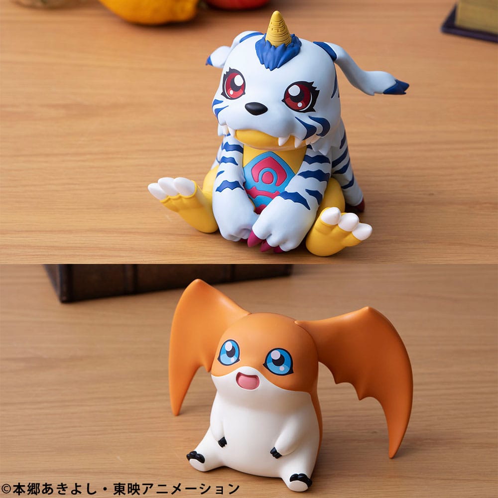 Digimon Adventure Look Up PVC Statues Gabumon&amp;Patamon set 11 cm