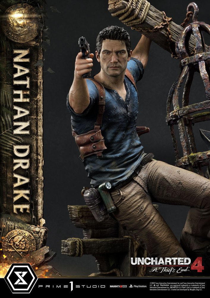 Uncharted 4: A Thief&#39;s End Ultimate Premium Masterline Statue 1/4 Nathan Drake 69 cm