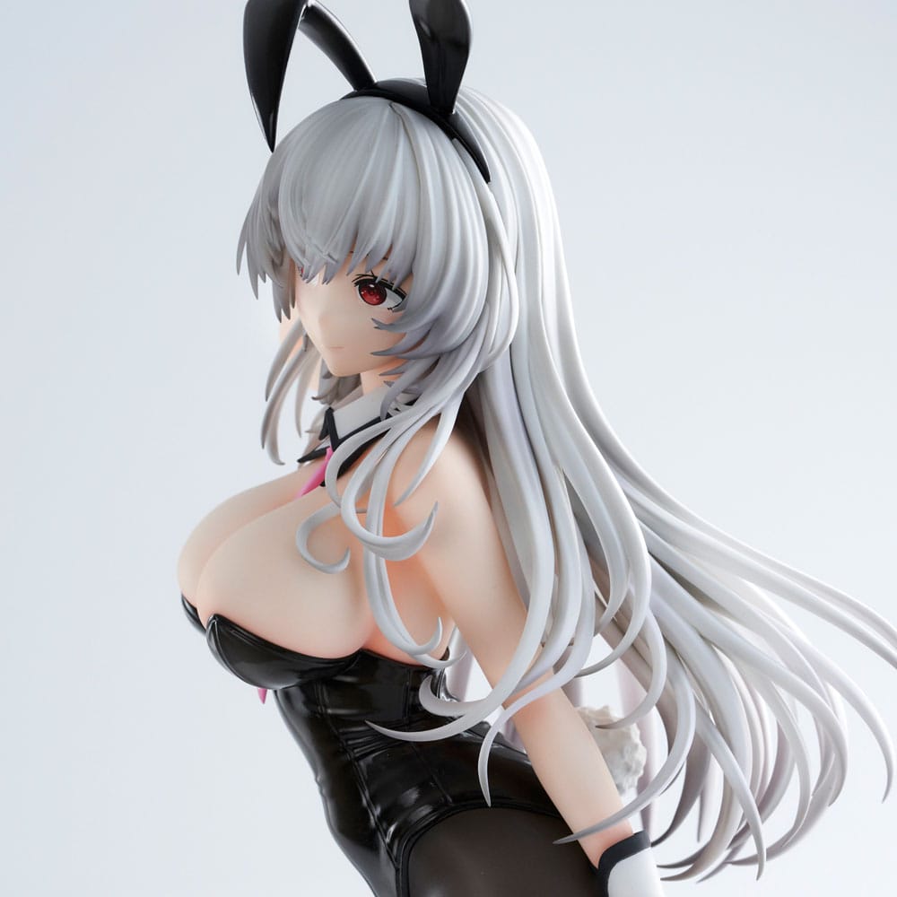 Haori Io Illustration PVC Statue White-haired Bunny 29 cm