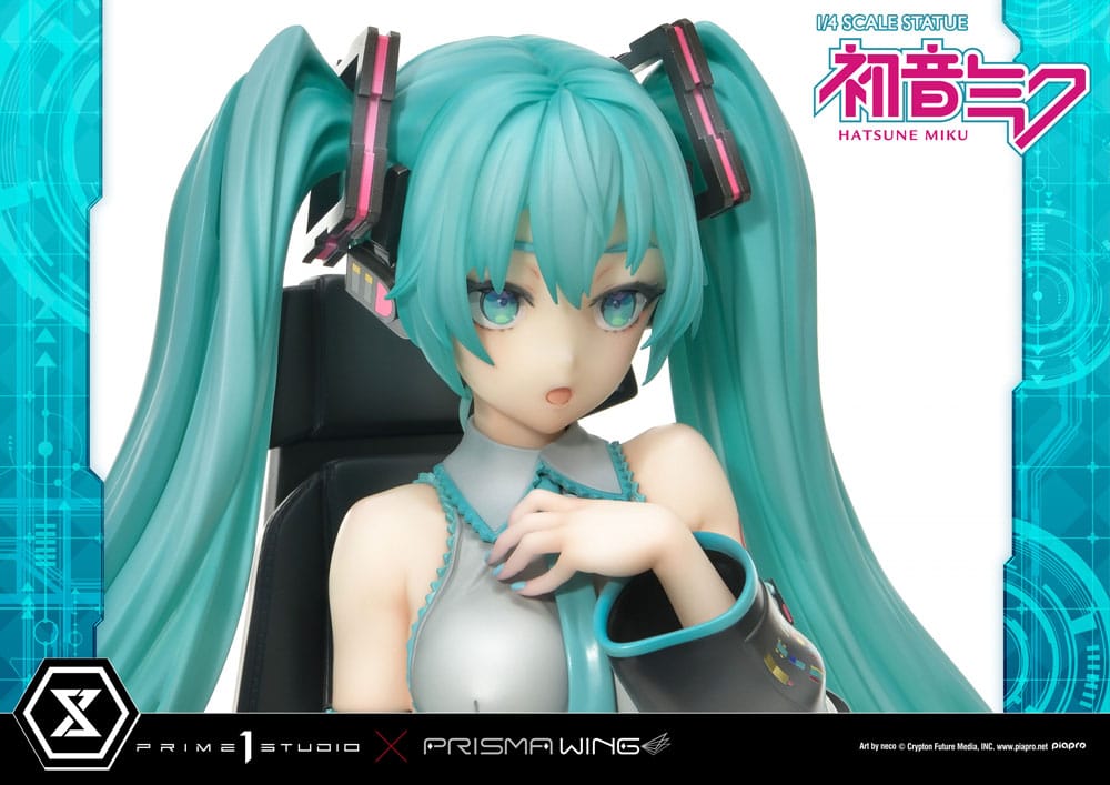 Hatsune Miku Prisma Wing PVC Statue 1/4 Hatsune Miku Art by neco 34 cm