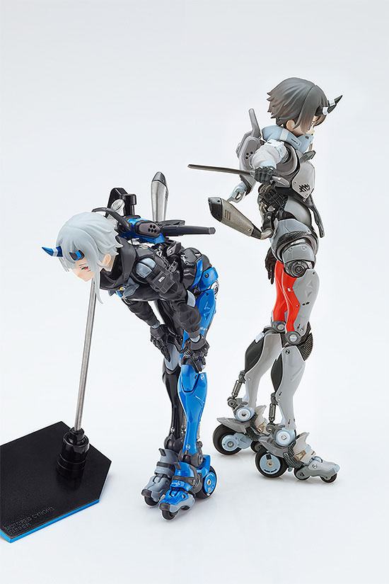 Shojo-Hatsudoki Diecast / PVC Action Figure Motored Cyborg Runner SSX_155 Mandarin Surf 17 cm