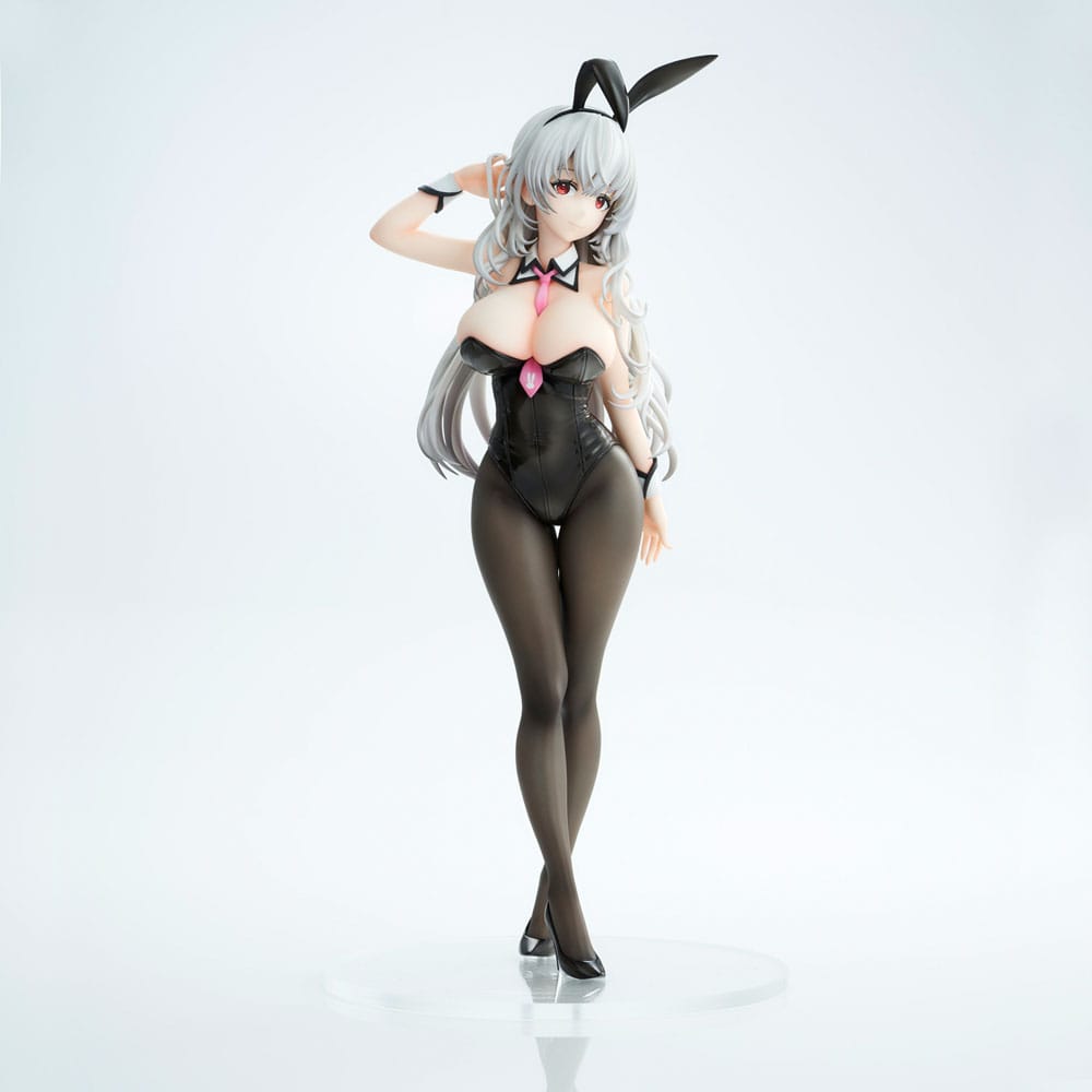 Haori Io Illustration PVC Statue White-haired Bunny 29 cm