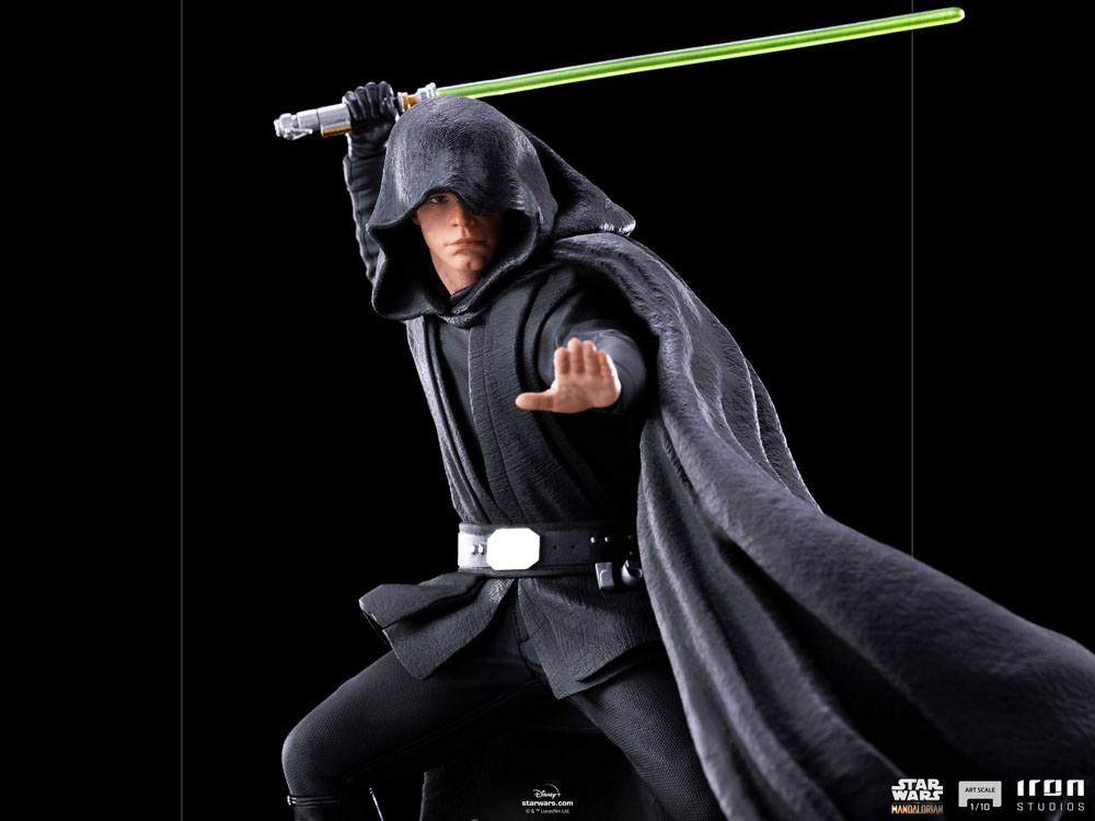 Star Wars The Mandalorian BDS Art Scale Statue 1/10 Luke Skywalker Combat Version 24 cm