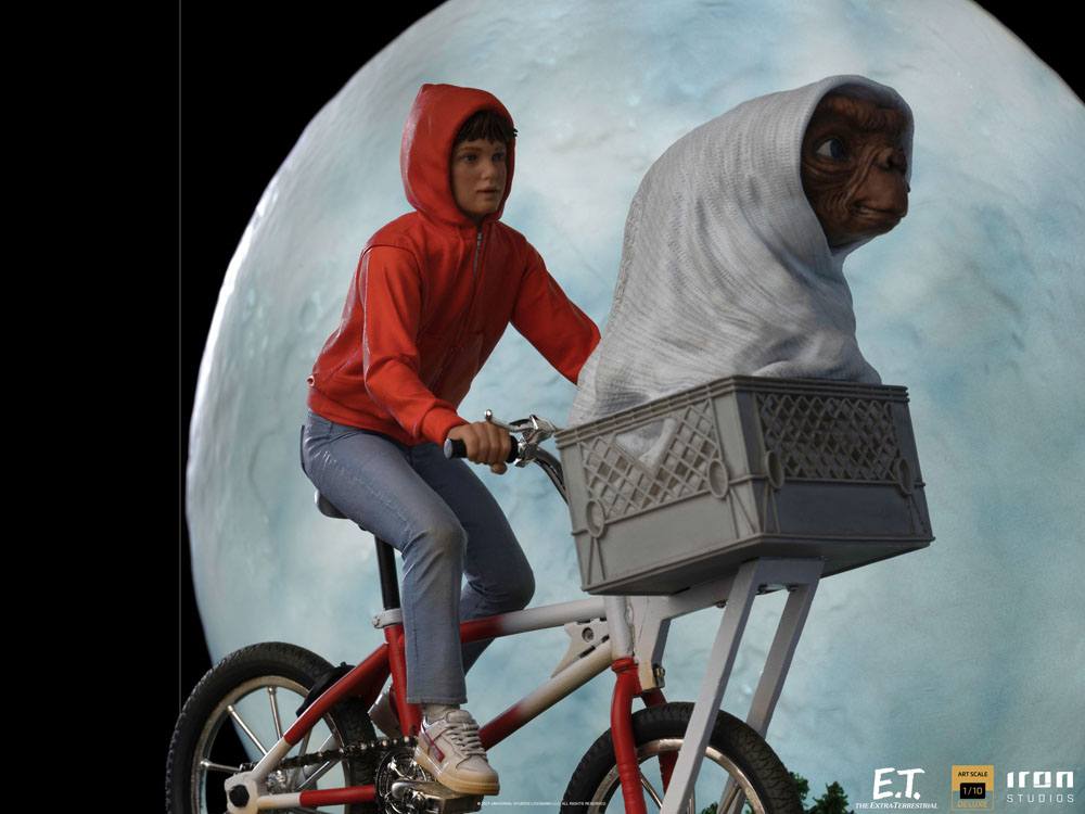 E.T. the Extra-Terrestrial Deluxe Art Scale Statue 1/10 E.T. &amp; Elliot 27 cm