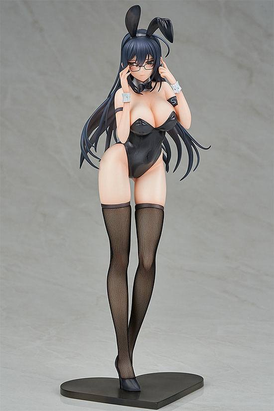 Ikomochi Original Character Statues 1/6 Black Bunny Aoi &amp; White Bunny Natsume 30 - 31 cm