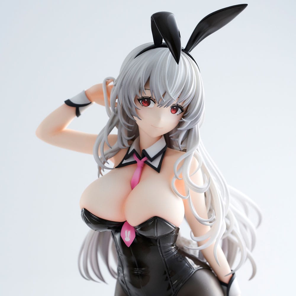 Haori Io Illustration PVC Statue White-haired Bunny 29 cm