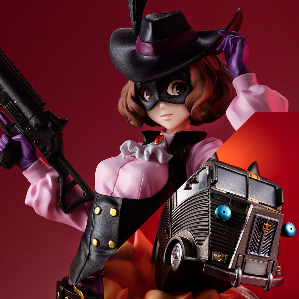 Persona 5 Royal Lucrea PVC Statue Noir (Haru Okumura) &amp; Morgana Car 24 cm