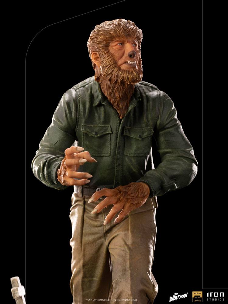 Universal Monsters Deluxe Art Scale Statue 1/10 The Wolf Man 21 cm