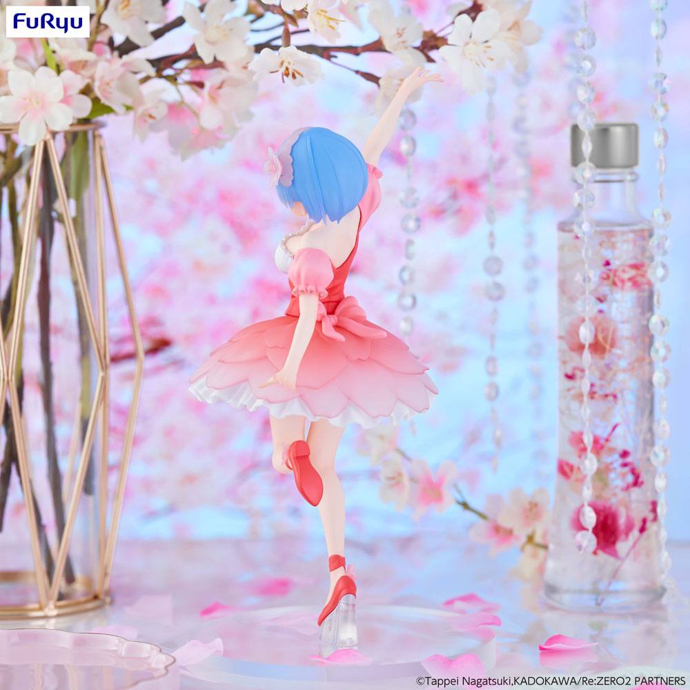 Re: Zero Trio-Try-iT PVC Statue Rem /Cherry Blossoms 21 cm