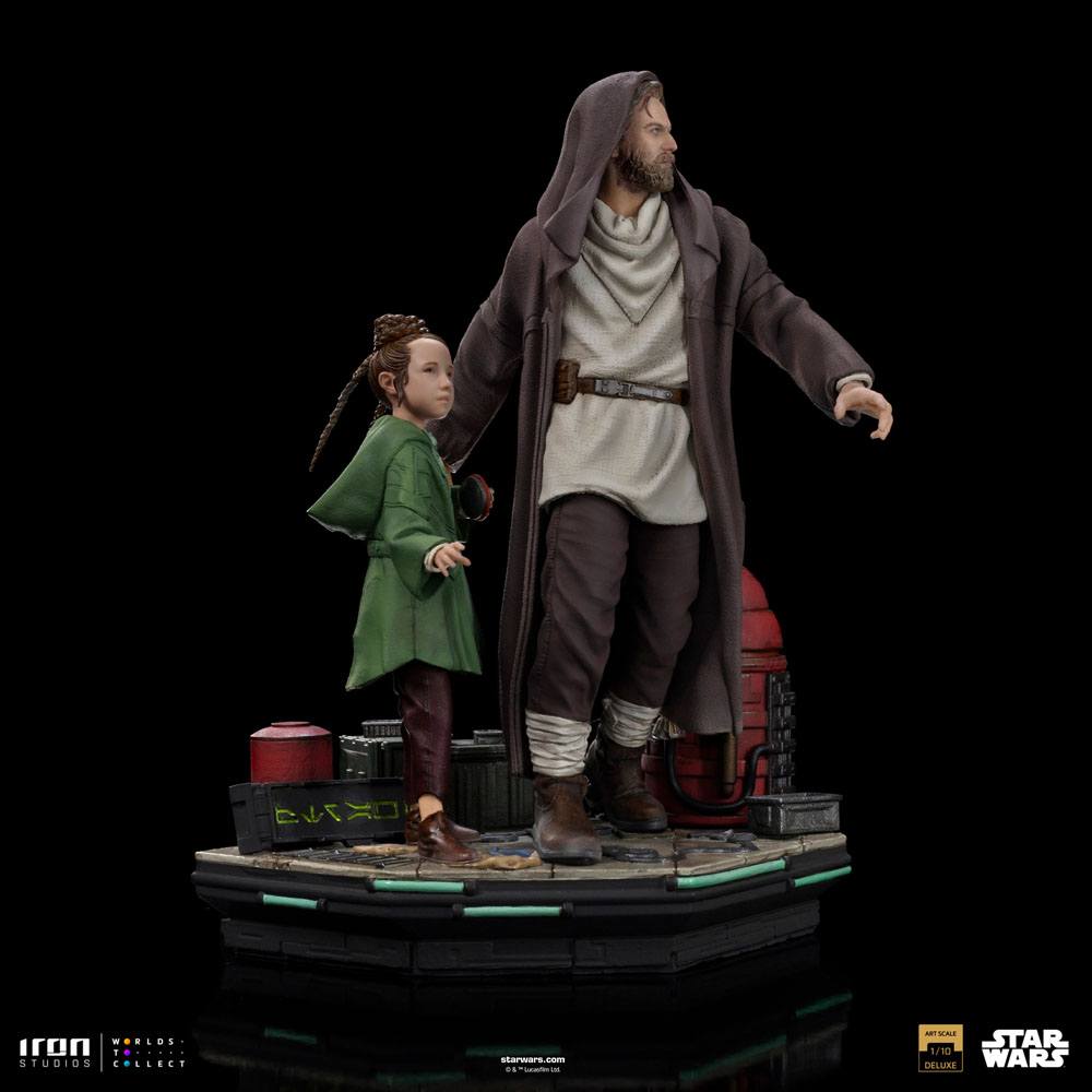 Star Wars: Obi-Wan Kenobi Deluxe Art Scale Statue 1/10 Obi-Wan &amp; Young Leia 20 cm