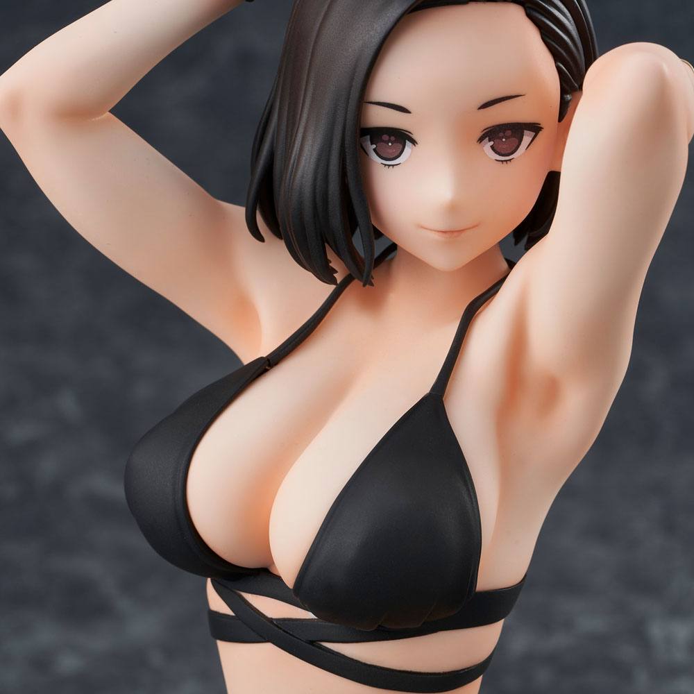 Ganbare Douki-chan PVC Statue Senpai-san Swimsuit Style 22 cm