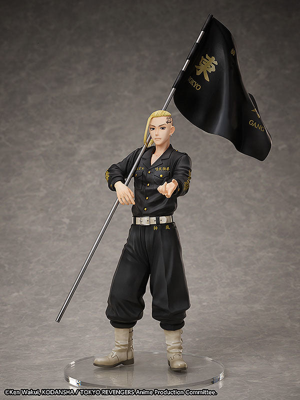 Tokyo Revengers PVC Statue &amp; Ring Set 1/8 Ken Ryuguji 30 cm - Ring Size 13